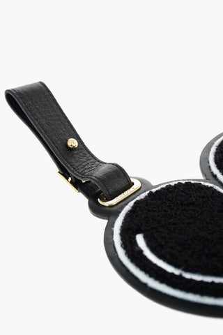 leather and fabric BROKEN HEART Bag Charm