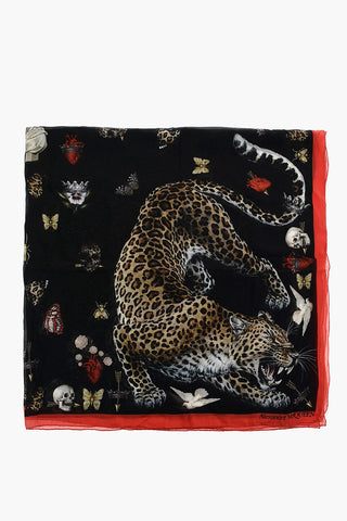 foulard in seta a fantasia