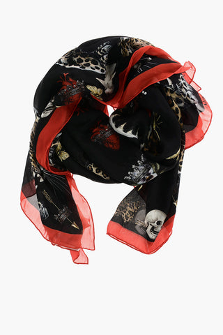 foulard in seta a fantasia