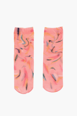 HYSTERIA printed MIA ankle socks
