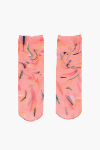 HYSTERIA printed MIA ankle socks