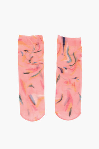 HYSTERIA printed MIA ankle socks