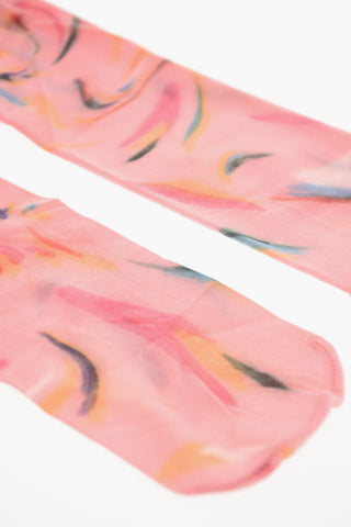 HYSTERIA printed MIA ankle socks