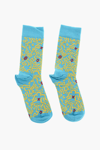 KEITH HARING stretch cotton 2 socks set