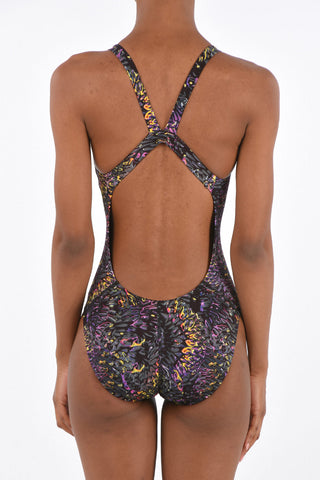 Printed One Piece Swimsuit