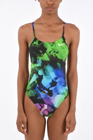 Printed One Piece Swimsuit