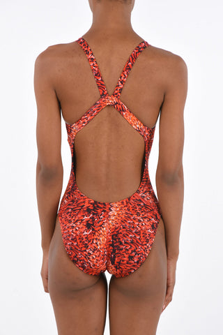 Printed One Piece Swimsuit
