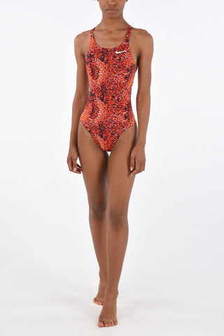 Printed One Piece Swimsuit