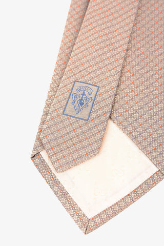 Embroidered Silk Tie