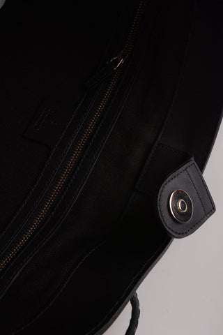 Borsa Tote fantasia antemio in pelle scamosciata