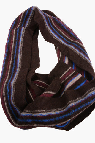 striped wool scarf