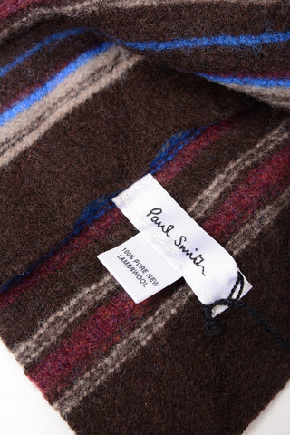 striped wool scarf
