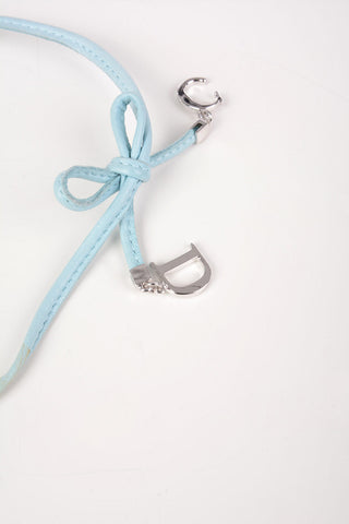 Leather Choker with bow