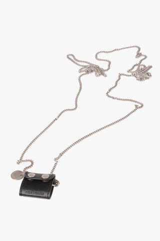 HOMME Chain Neck Keychain with leather Pendant