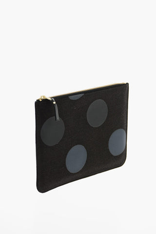 Polka dots fabric Pouch