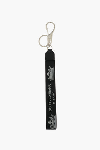 logoed ribbon keyring
