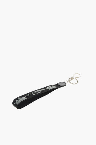 logoed ribbon keyring