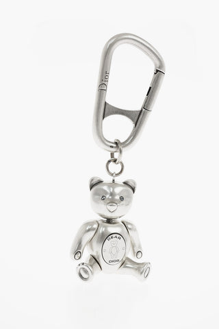 HOMME portachiave Teddy Bear in argento