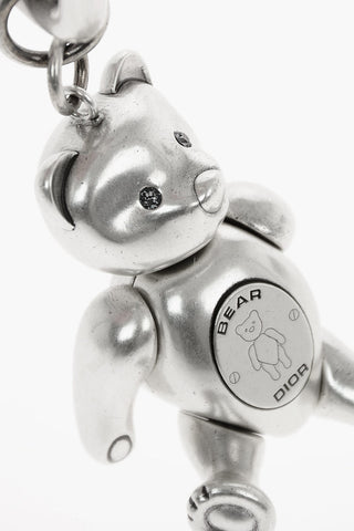 HOMME portachiave Teddy Bear in argento
