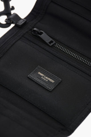 fabric wallet with removable chain