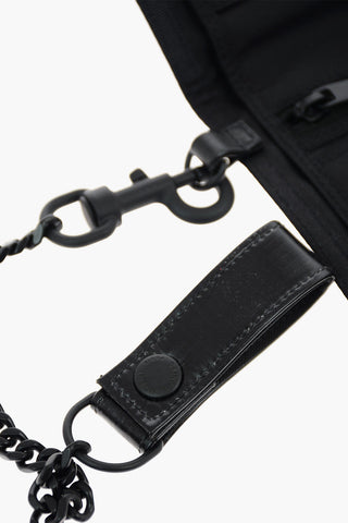 fabric wallet with removable chain