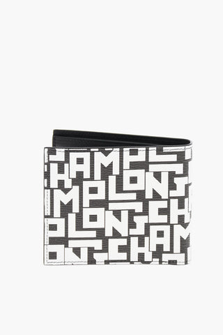 printed leather wallet