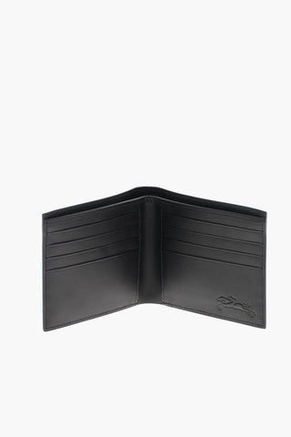 printed leather wallet