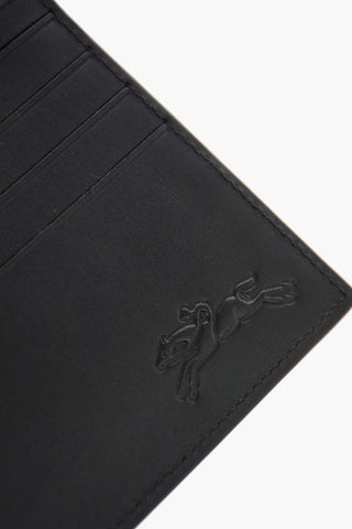printed leather wallet