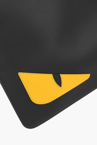 Pochette in Pelle con ricamo Occhi