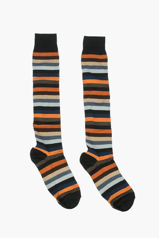 Striped long socks