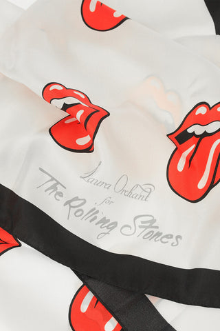 ROLLING STONES silk Foulard