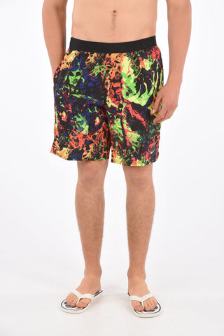Printed Boxer Swimsuit