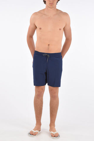 Boxer Swimsuit with Patch Pocket