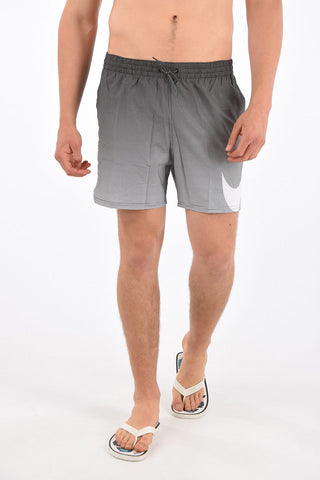 Checked Boxer Swimsuit