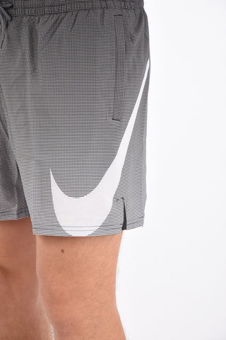 Checked Boxer Swimsuit
