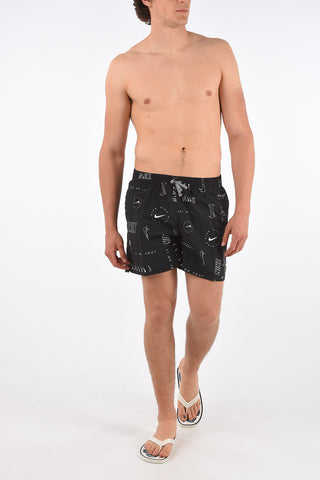 Printed Boxer Swimsuit