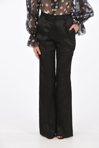 High Waist Straight Fit Pants