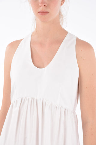 Flounced Midi Dress