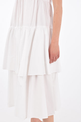 Flounced Midi Dress