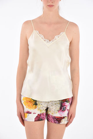 Top CAMI con Dettaglio in Pizzo