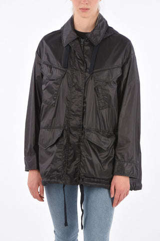 4 Pocket Drawstring  Jacket