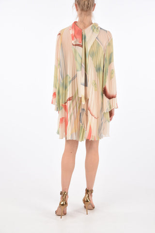 Long Sleeve Accordion Dress