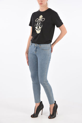 DENIM Jeans Dritti PRETTY a Vita Alta