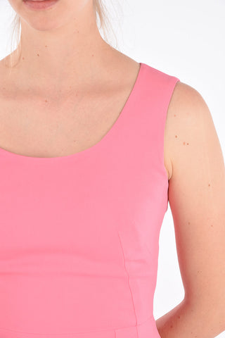 Vestito a Trapezio Foderato