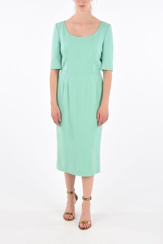 Short Sleeve Midi Dress