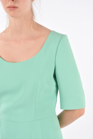 Short Sleeve Midi Dress