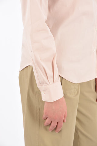 Camicia Slim Fit con Collo Coreano 