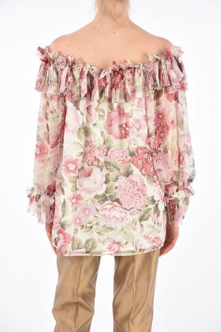 Floral Printed Long Sleeve Blouse