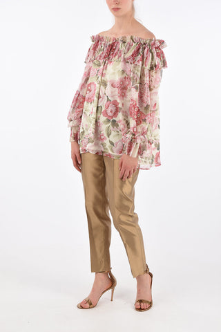 Floral Printed Long Sleeve Blouse