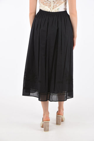 Cotton Embroidered Skirt